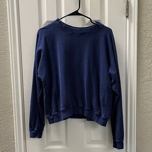 Aliya Wanek Ami Navy Blue Sweatshirt size 1 (s/m)